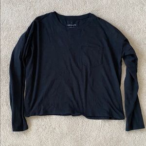 Everlane Long Sleeve Boxy Pocket Tee